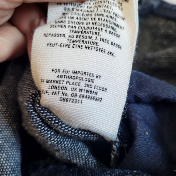 Pilcro And The Letterpress Jean Overalls Size 26. - Picture 11 of 14